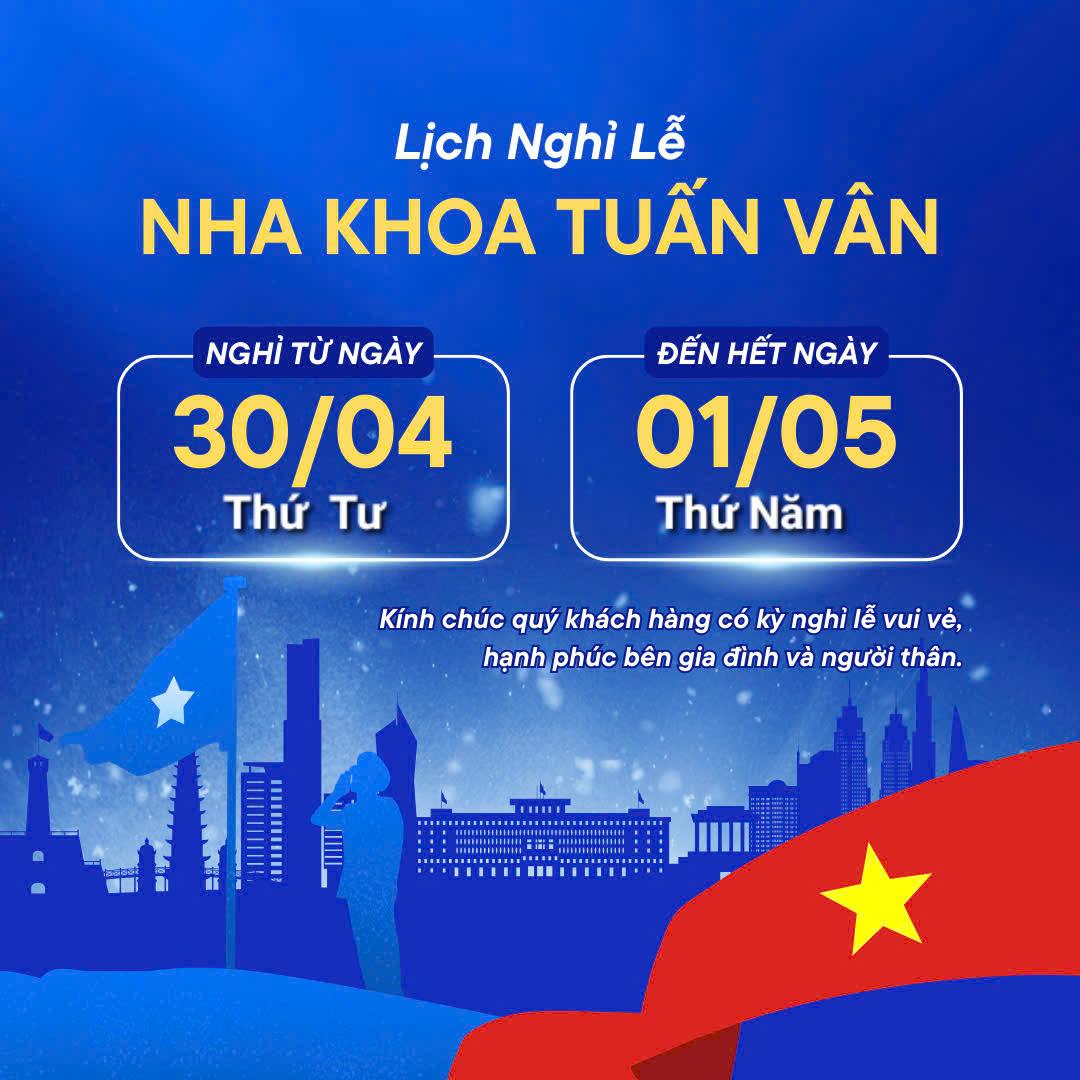 THÔNG BÁO LỊCH NGHỈ LỄ 30/4- 1/5 /2025